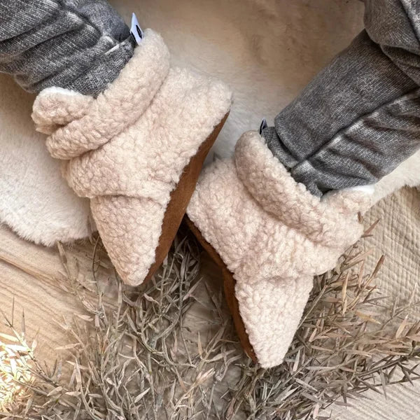 Teddy slofjes Zand