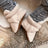 Teddy slofjes Zand
