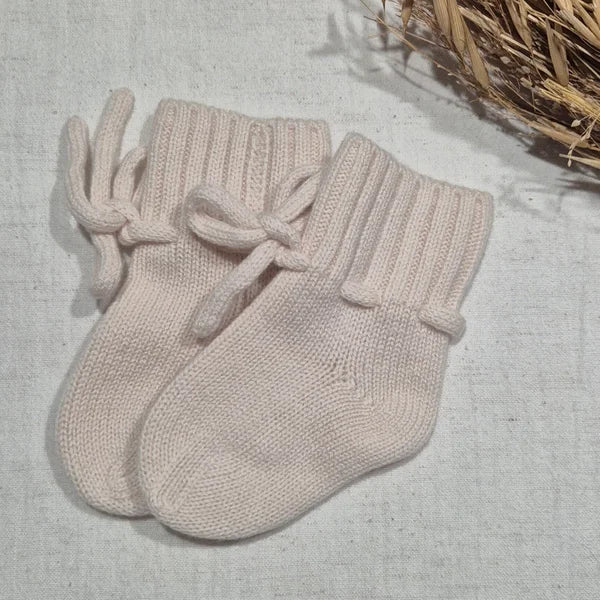Merinowollen Slofjes OFF WHITE
