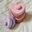 Siliconen stapeltoren heart pink