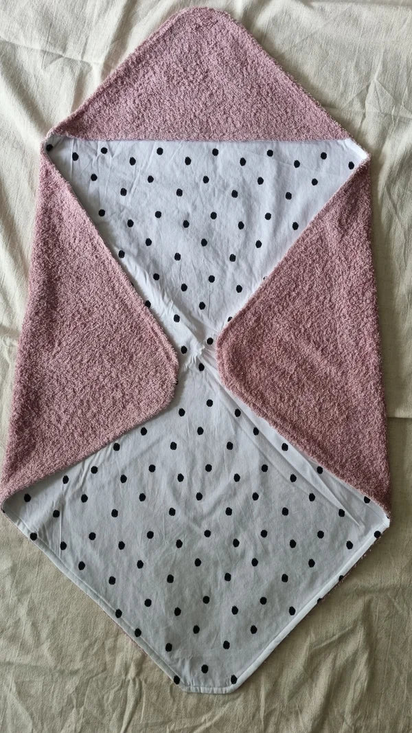 Wikkeldoek Dot pink