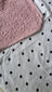 Wikkeldoek Dot pink